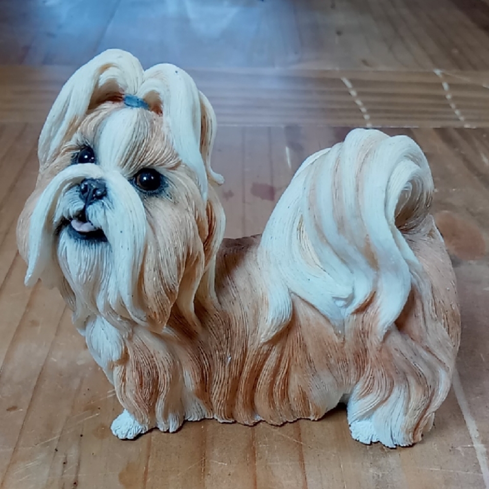 Unbranded Shih Tzu Dog Resin Figurine